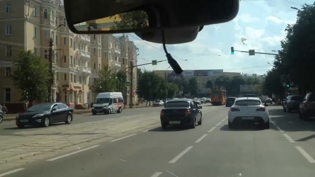 Смоленск 2017. Центральные улицы города. Пл.Победы и пр.Гагарина. смотреть онлайн