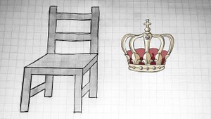 Объёмный 3D рисунок по клеткам "стул"/объёмный рисунок/рисунок по клеткам/3D рисунок по клеткам