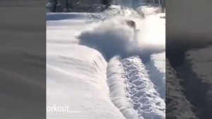 Нива зимой..