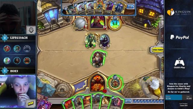 Lifecoach vs Hoej Hearthstone KFC with Paypal