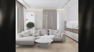 ДИЗАЙН 2-К. КВАРТИЫ В ЖК МАКАРОВСКИЙ (ЕКАТЕРИНБУРГ) В СТИЛЕ МИНИМАЛИЗМ С ЭЛЕМЕНТАМИ НЕОКЛАССИКИ