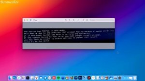КАК РЕШИТЬ ОШИБКУ THE SYSTEM HAS POSTED IN SAFE MODE / PRESS F1 TO RUN SETUP?! HACKINTOSH
