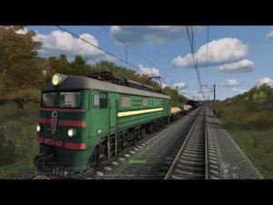 Train simulator ВЛ-23 с грузовым поездом Лазарево-Тула