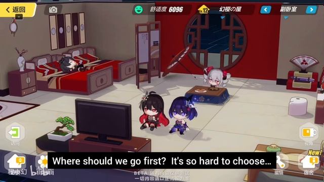 Honkai Impact 3rd 《Starchasm Nyx》 Chibi interactions with Kiana, Bronya, Seele [English sub] смотреть онлайн