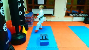 Тренировка кизами цуки, гяку цуки/Kizami tsuki, gyaku tsuki/Shotokan Karate Do/KARATE CLUB "SKIF"