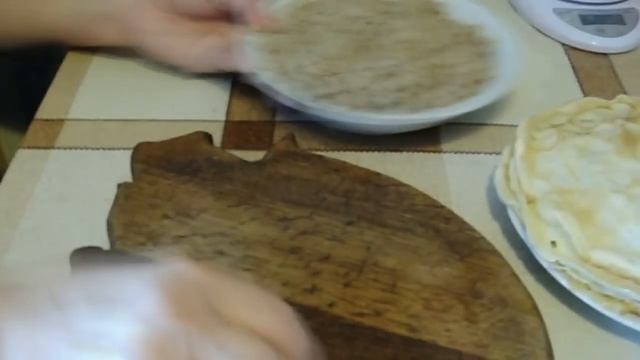 Блинчики с мясом. смотреть онлайн