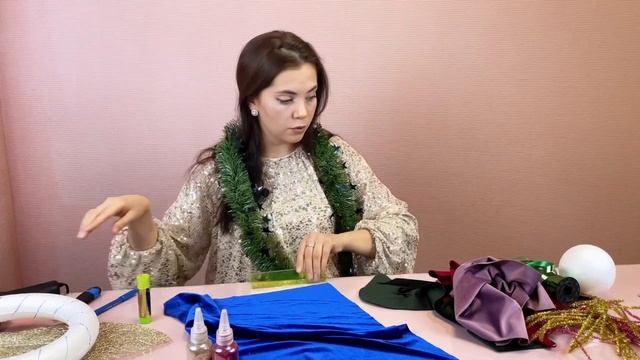 Праздничный венок DIY