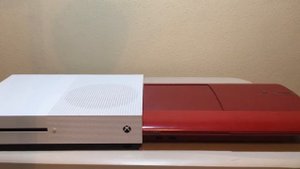 Xbox One S vs PS3 Super Slim Size Comparison