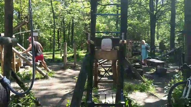 Качалка в лесу - ?Вело-стрим и тренировка Workout ??? смотреть онлайн