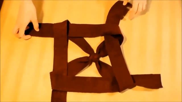 Делаем игрушку из флиса для собак (плетем канатик)