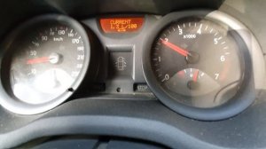 Показания моментального расхода бензина.Рено Меган 2. 1.6,113 л.с Megane 2.