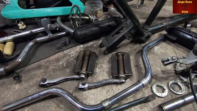 Проект "4-ре Мопеда" . Гальваника (цинкование) деталей . смотреть онлайн