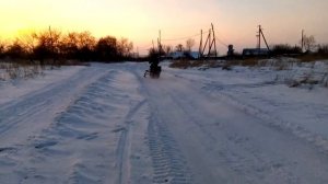 самодельный снегоход Иж юпитер5