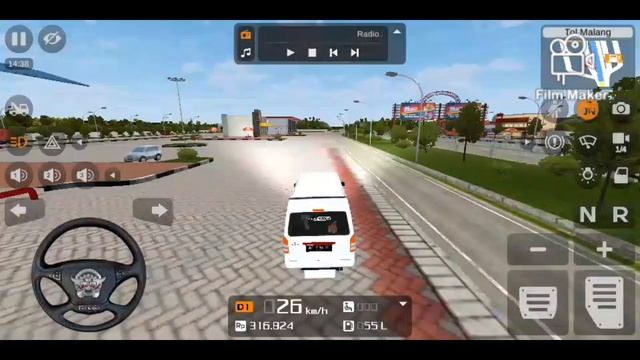 Toyota Hiace bussid mod.
