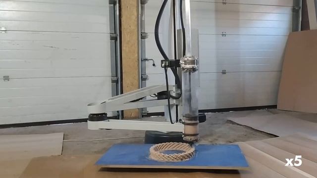 3D Concrete Printing Scara V2. Испытание Российского 3D принтера нового поколения. смотреть онлайн