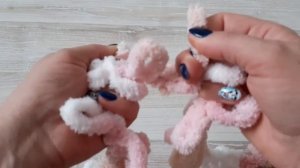 Вяжем пледик пальчиками,пряжа ализе пуффи