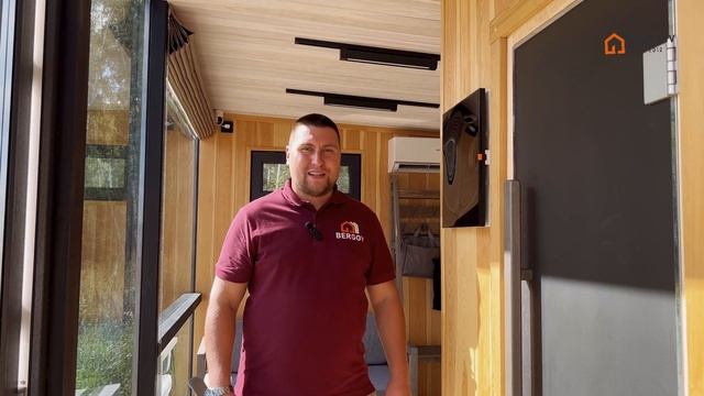 Обзор панорамной бани Б-20 смотреть онлайн