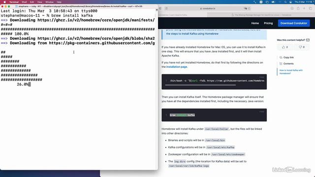 2.5_macOS X_ Using brew - Starting Kafka смотреть онлайн