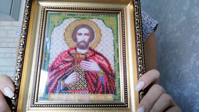 Часть третья, заключительная) ❤️ #освятить икону из бисера. #Просим благословение. смотреть онлайн