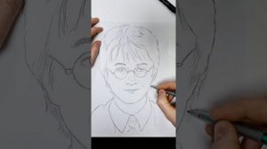 Как нарисовать Гарри Поттера (Harry Potter) нарисованный карандашом