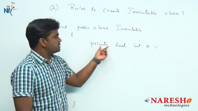 Rules to create Immutable class? | Core Java Interview Questions | Naresh IT смотреть онлайн