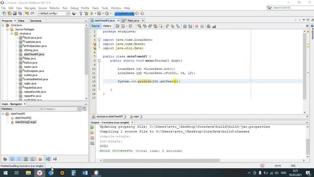 Урок 24. Работа с датой и временем. Java Date Time API смотреть онлайн
