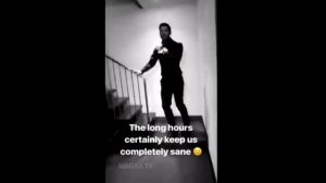 Lauren German and Tom Ellis behind camera | Lucifer & Chloe