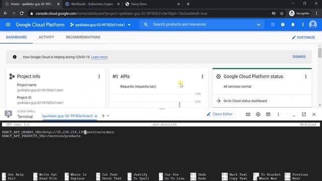Qwiklabs - Migrating a Monolithic Website to Microservices on Google Kubernetes Engine смотреть онлайн