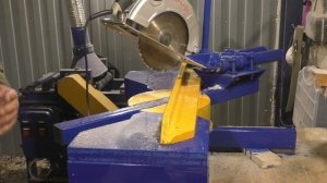 Торцовка из ручной циркулярки с протяжкой, финал.