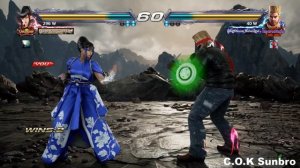 Kazumi vs Paul Defensive Play Style Online match Tekken 7 Battle