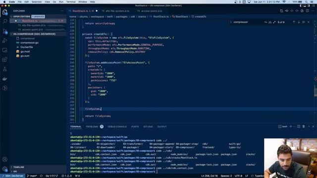 AWS EFS + Fargate in CDK смотреть онлайн