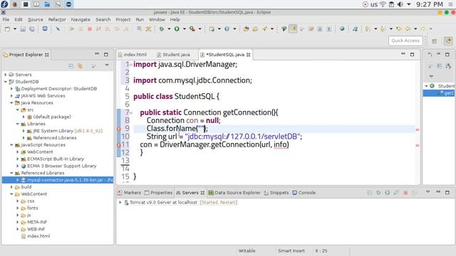 22 JAVA EE Servlets insert database Student SQL смотреть онлайн
