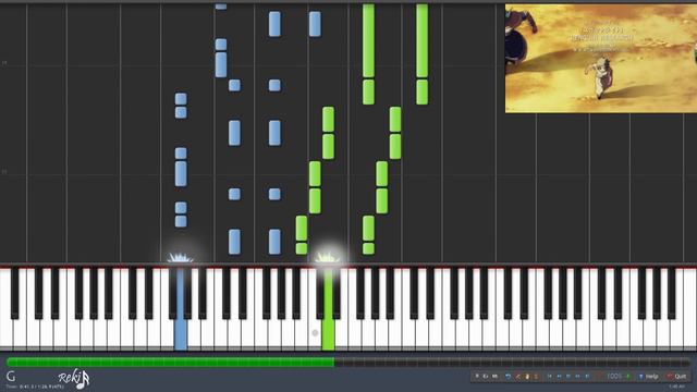 【TV】Magi: Sinbad no Bouken Opening - Spotlight (Piano) смотреть онлайн
