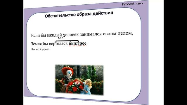 Урок №4  Обстоятельство