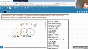 Python ПР 5 ОЛИМПИЙСКИЕ КОЛЬЦА