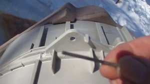 Стиралка,подготовка барабана к соединению двух половин.