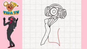 How to Draw SPEAKER WOMEN Skibidi toilet 61