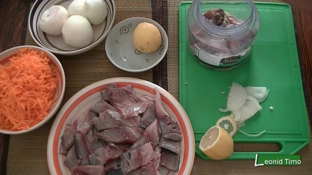 СКУМБРИЯ МАЛОСОЛЬНАЯ с лимоном и морковью ? СЕЛЕДКА ПО-ГОЛЛАНДСКИ. Leonid Timo