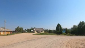 Дорога через село Нижний Енангск, 2021 год (Кичменгско-Городецкий район)