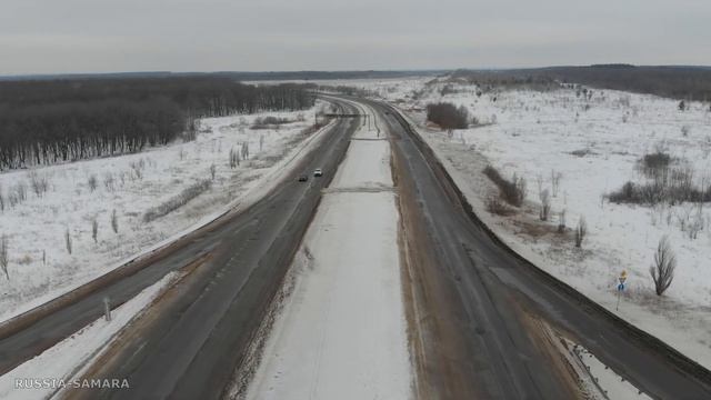 Куда "уходит" магистраль Центральная ? / Самарская обводная дорога / 28 января 2023 г./ Russia смотреть онлайн