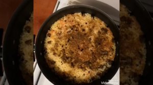 Обед. Плов с курицей и грибами.