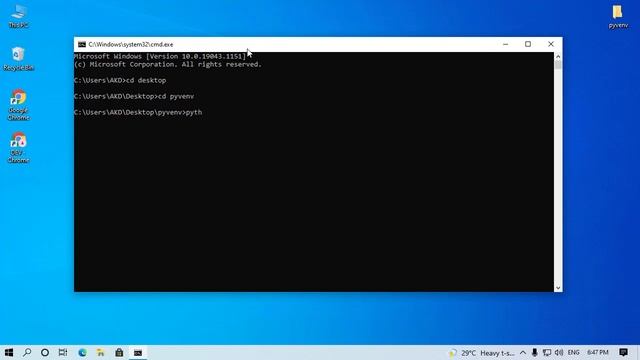 How to use python venv in your windows operating system | Install & active python venv смотреть онлайн