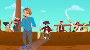 Blippi Pirate Song! | Kids Songs & Nursery Rhymes | Educational Videos for Toddlers