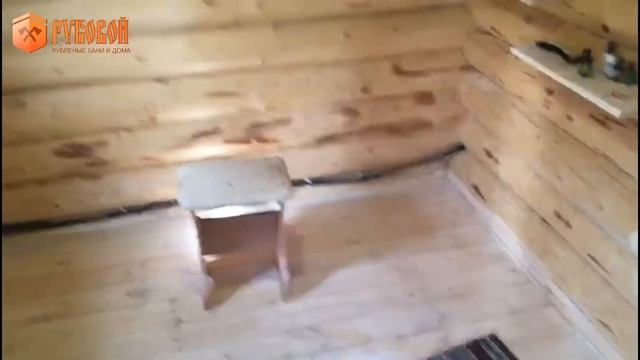 Баня 6*3 с террасой. Отделка внутри.