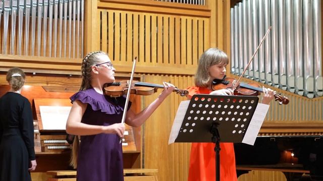 А. Корелли Соната для двух скрипок Op. 4 No. 5 (A. Corelli Sonata Op. 4 No. 5) смотреть онлайн