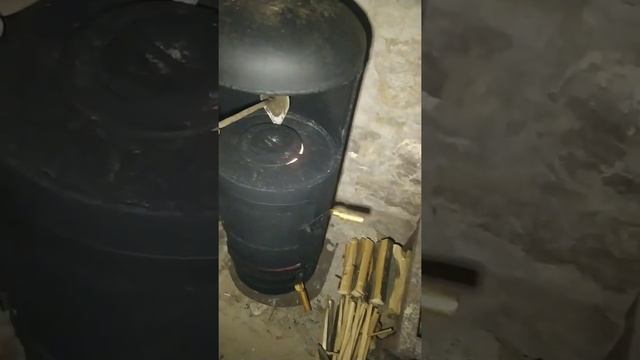 Чудо ПЕЧЬ -БУРЖУЙКА из газового баллона.!!! смотреть онлайн