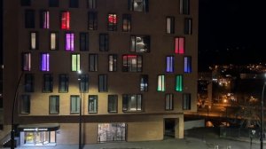 Тбилиси. Отель «Шератон Гранд Тбилиси Метехи Палас». Вид на проспект Царицы Кетеван.