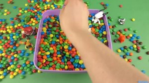 M&M`s Hide & Seek Game with Surprise Toys - Inside Out, The Peanuts Movie, Planes, My little Pony