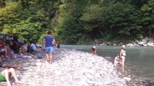 Уникальный серный  источник близ  Сенаки.Грузия.