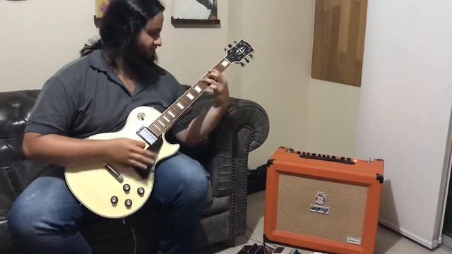 Gibson Les Paul Custom - ProCo RAT 2 - Orange Crush Pro смотреть онлайн